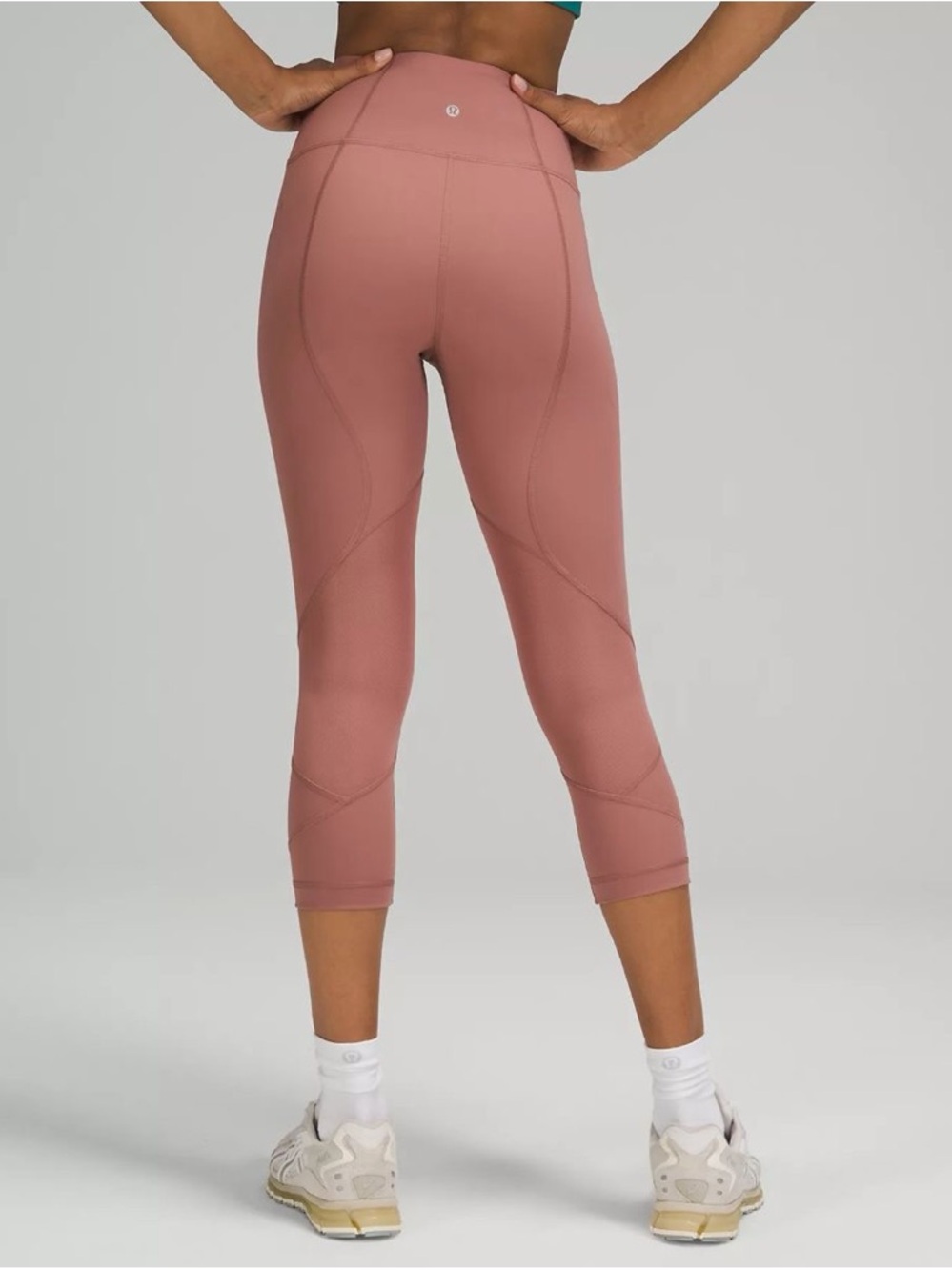 Lululemon Pace Rival High-Rise Crop 22” – Spiced Chai | Size 6